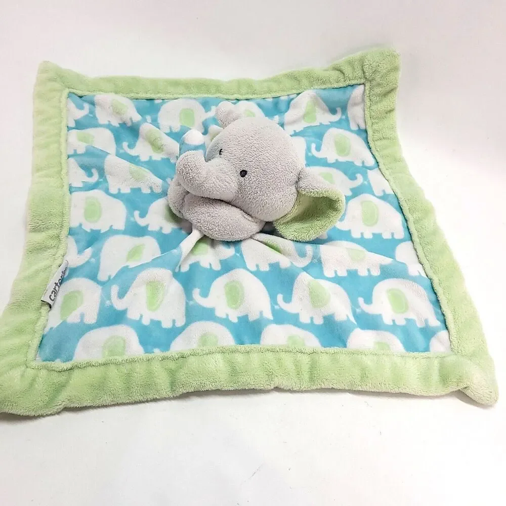 Elephant Lovey Fleece Blanket Carters 13